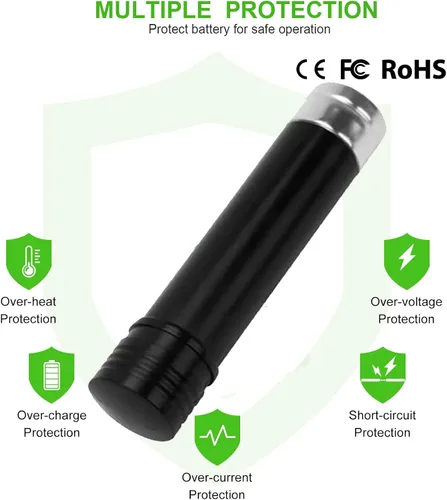 Vista 5 de Paquete de 2 baterías de 3500 mAh Ni-Mh 3.6V para Black and Decker Versapak Gold Battery VP100 VP100C VP105 VP105C VP110 VP110C VP130 VP142 VP143