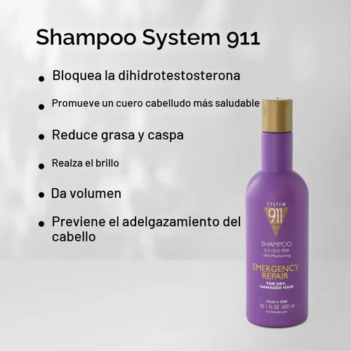 Vista 3 de HAYASHI System 911 Repair Shampoo & Emergency Pak Set