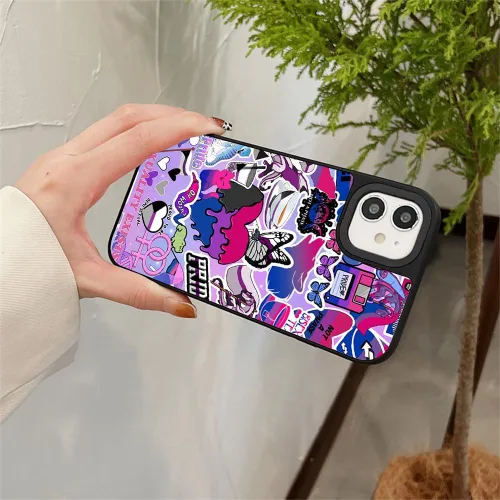 Vista 6 de Funda de teléfono Pride para iPhone 15, 14, 13, 12, 11 Plus, Pro Max, Mini, XR, X, XS Max, 7, 8 Plus, diseño estético LGBT, funda protectora
