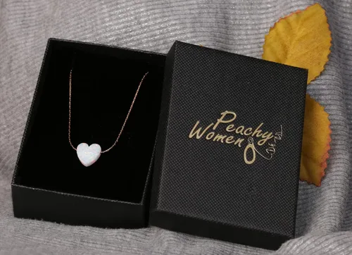 Vista 25 de Heart Opal Necklace