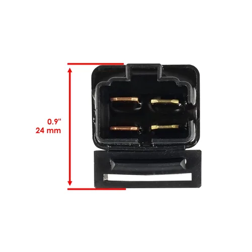 Vista 4 de Caltric Solenoide de arranque y relé compatible con Suzuki LT80 Quadsport 80 2X4 1987-2006
