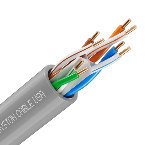 Vista 28 de Cable de Internet Ethernet Cat6e – 10 pies, 600 MHz 23AWG de alambre de cobre sólido desnudo apto para exteriores/interiores, sin extremos de 10