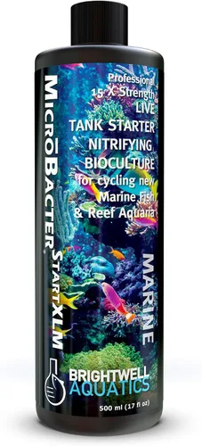 Vista 11 de Brightwell Aquatics MicroBacter Start XLM Marine Tank Ciclismo Ayuda, 1L