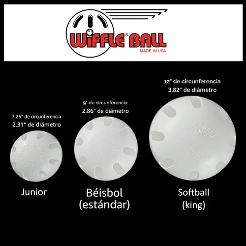 Vista 3 de Wiffle Pelotas de béisbol tamaño oficial (paquete de 12)