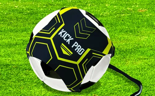Vista 4 de Amax - Equipo de entrenamiento de fútbol Kick Pro, entrenador personal manos libres, entrenamiento de práctica de fútbol para patear y lanzar, se
