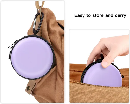 Vista 12 de MoKo Caja de almacenamiento compatible con Apple Watch Series 11/10/9/8/7/6/5/4/3/2/1/SE3/SE2/SE, funda protectora portátil de viaje para AirPods
