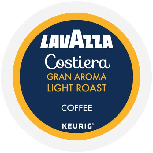 Vista 10 de Lavazza Costiera Gran Aroma, Cápsulas Keurig K-Cup de una sola porción, café tostado ligero, caja de 60 unidades (6 paquetes de 10)