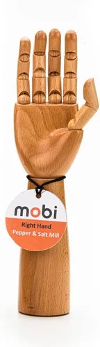 Vista 8 de MOBI Molinillo de Sal y Pimienta Mano Izquierda