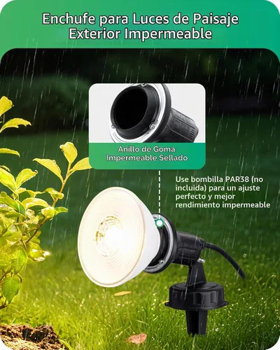 Vista 3 de EDISHINE Focos de Halloween de 120 V para exteriores, luces de inundación