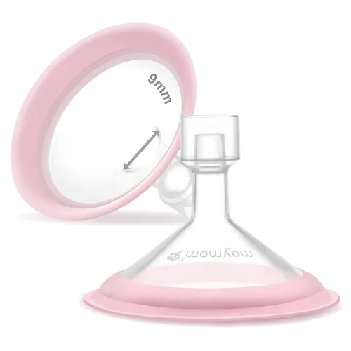 Vista 48 de Maymom MyFit Crater Series - Protector de pecho pequeño de 0.394 in con diseño de dos piezas compatible con piezas de bomba Medela; reemplazo