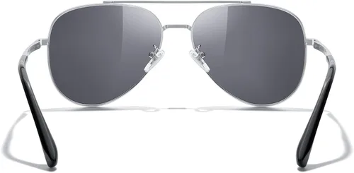 Vista 4 de MERRY'S Gafas de sol clásicas de aviador espejadas para hombres y mujeres, polarizadas, para conducir, pescar, hombres