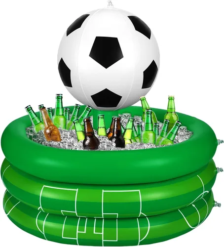 Vista 10 de Bencailor - Barra de servir inflable de PVC para bebidas de fútbol, juego de lanzamiento, decoración de fiesta, rugby, baloncesto, béisbol