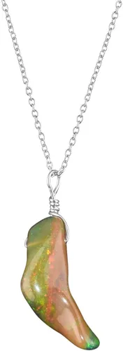 Vista 9 de OdrillionGems Collar de plata de ley 925 para mujer, piedras preciosas