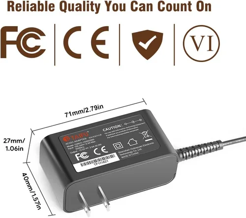Vista 3 de TAIFU Cargador apto para Theragun Mini, Prime, G4-Mini-PKG-US, G4-Prime-PKG-US Pistola de masaje de repuesto