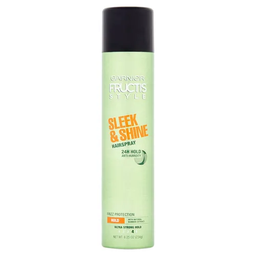 Vista 13 de Fijador de cabello Garnier Fructis Style antihumedad, liso y brillante, de 8.25 onzas