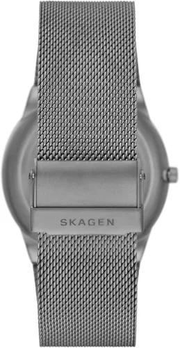 Vista 3 de Skagen Melbye - Reloj de tres manos con correa de malla de acero inoxidable SKW6007 Aktiv Mesh Titanium Watch