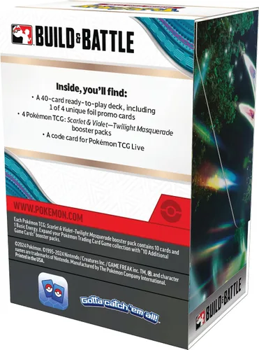 Vista 4 de POKÉMON TCG: SCARLET Y VIOLET TWILIGHT MASQUERADE CONSTRUYE Y COMBATE