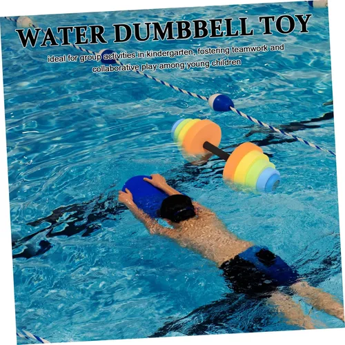 Vista 6 de KICHOUSE Adjustable Eva Foam Dumbbell for Boy Girl Lightweight Water Aerobics Exercise Equipment for Boy Girl for Kindergarten Fitness Activities