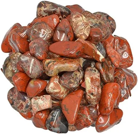 Vista 17 de Hypnotic Gems Materiales: 1 libra nuevas piedras pulidas de jaspe de África - Pequeñas - 0.75" a 1" - Rocas pulidas y piedras preciosas para arte
