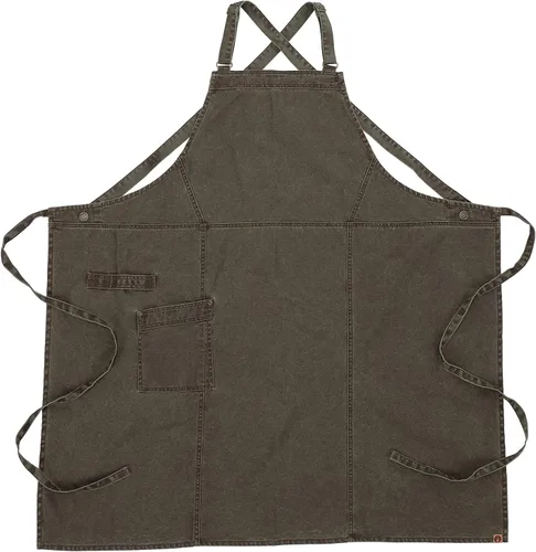 Vista 7 de Chef Works Denver Chefs - Delantal con espalda cruzada para hombre