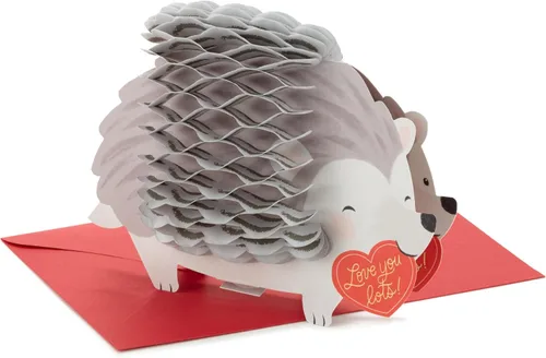 Vista 8 de Hallmark Paper Wonder - Tarjeta desplegable para el día de San Valentín (cupcake de panal de miel)