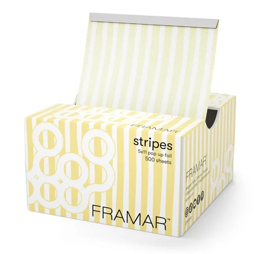 Vista 10 de Framar Láminas para resaltar 500 hojas - 5x11" - Precortadas - Lámina pre-plegada - Patrón de aurascopio