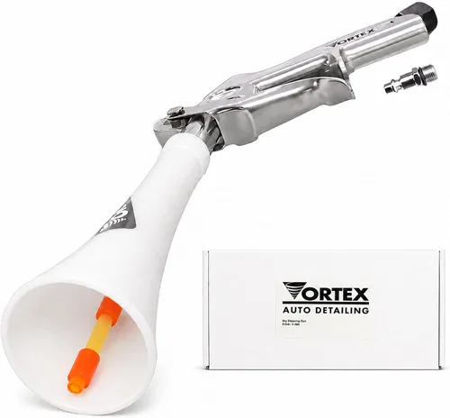 Vista 6 de HI-TECH - Pistola de aire Vortex, limpia rápidamente la suciedad y el polvo de las superficies, funciona con compresor de aire (Vortex I)