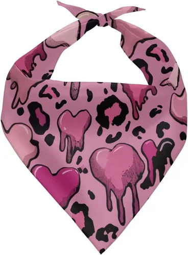 Vista 12 de Howilath Bandana con estampado de murciélago y luna para perro, baberos triangulares, bufanda clásica para mascotas, pañuelo, suministros