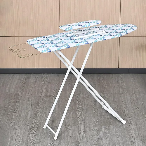Vista 10 de Tabla de planchar, tabla de planchar plegable de tamaño completo con cubierta resistente al calor, 4 alturas ajustables con pies antideslizantes