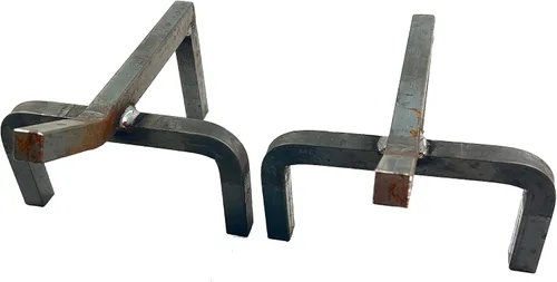 Vista 3 de SteelFreak Horno de pizza súper resistente Andiron (10-1/4 pulgadas)