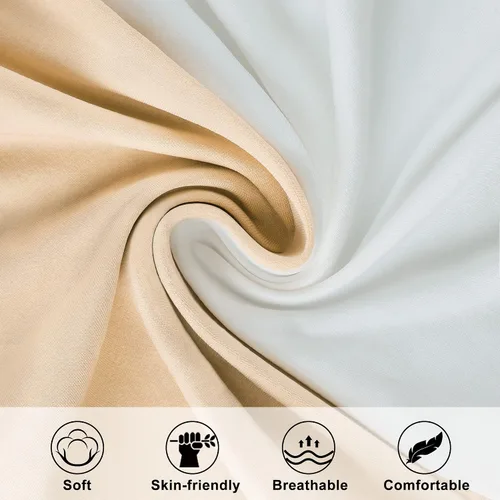 Vista 5 de Yeblues Paquete de 3 pantalones cortos de encaje para debajo de los vestidos, pantalones cortos suaves antirozaduras, ropa interior sin costuras