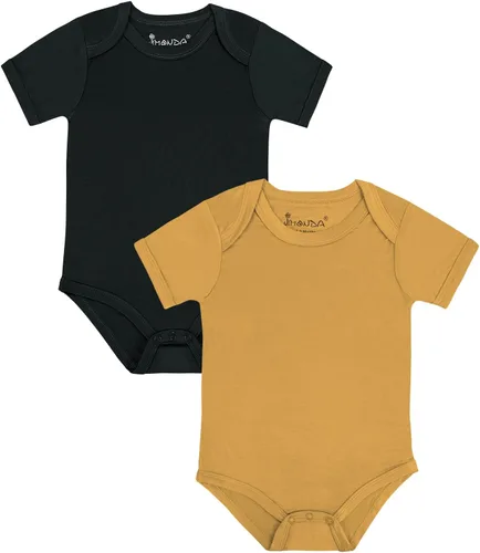 Vista 72 de Jimonda Body de rayón de bambú de manga corta para bebés, niños y niñas, trajes suaves para recién nacidos