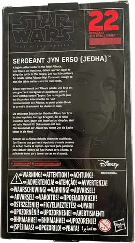 Vista 4 de Figura de acción de la Sargento Jyn Erso de Star Wars The Black Series Rogue