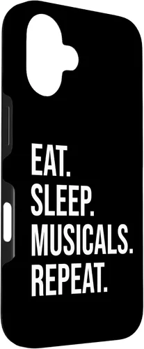 Vista 3 de Funda para iPhone 16 Musicales para hombres y mujeres Actor Broadway Drama Musical Geek