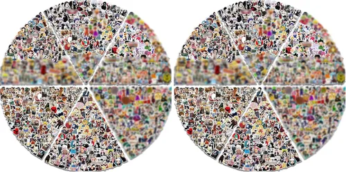 Vista 10 de Arme Paquete de 400 piezas de calcomanías de animales, calcomanías lindas de animales impermeables, calcomanías de mascotas para niños pequeños