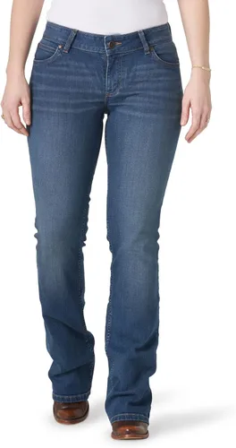 Vista 17 de Wrangler Jeans para mujer Cash de tiro medio con dobladillo ventilado Ultimate Riding espíritu americano