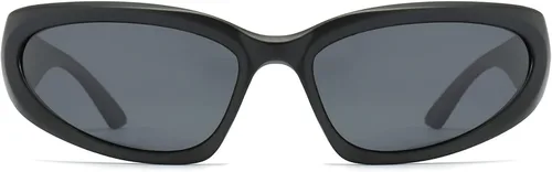 Vista 2 de Long Keeper Gafas de sol polarizadas envolventes de moda Y2K para mujeres y hombres