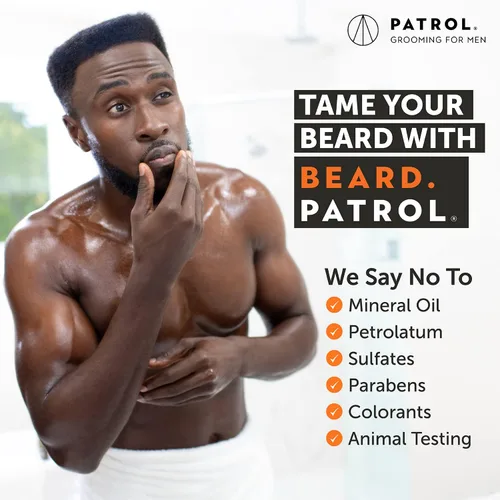 Vista 5 de Bump Patrol Beard Patrol - Aceite para barba para hombres – Suero de aseo natural y acondicionador de bigote, suaviza, suaviza y fortalece