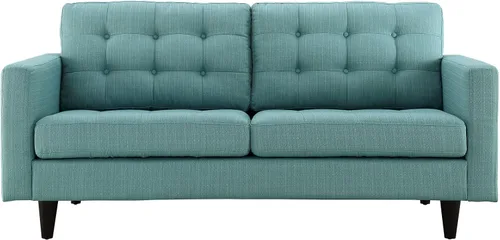 Vista 9 de Modway EEI-1547-DOR Empress Mid-Century - Sofá biplaza tapizado de tela en gris
