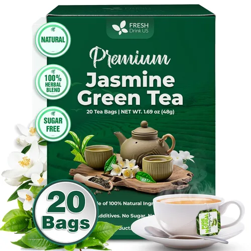 Vista 10 de FreshDrinkUS, 40 bolsas de té de raíz de bardana premium, 100% natural y puro de raíz de bardana. Fabricado con bolsas de té de material natural.