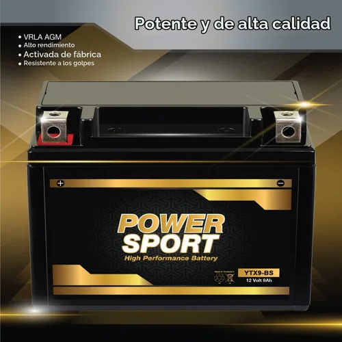 Vista 4 de ExpertPower Batería de repuesto YTX9-BS 12v 9ah para YUASA YTX9-BS