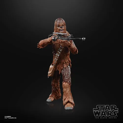 Vista 4 de STAR WARS The Black Series Archive Chewbacca - Figura de acción coleccionable de 6 pulgadas, a escala A New Hope, juguetes para niños de 4 años