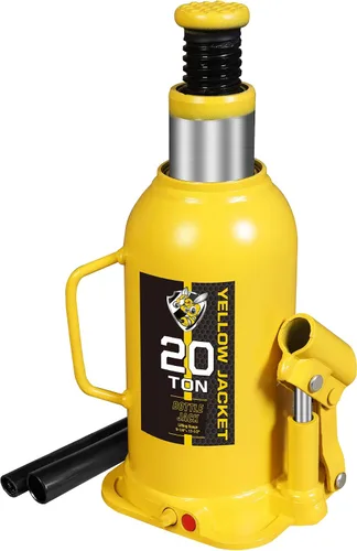 Vista 8 de YELLOW JACKET Gato hidráulico de botella soldado de 4 toneladas (8,000 lb) multidireccional con estuche de transporte para coche, SUV, reparación