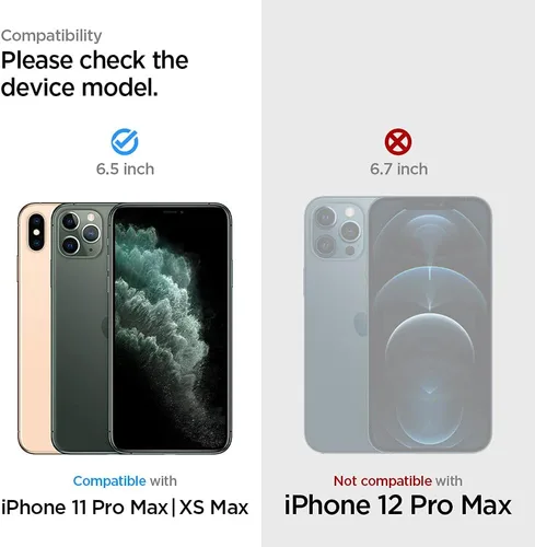 Vista 2 de Spigen Protector de pantalla de vidrio templado [GlasTR EZ FIT] diseñado para iPhone 11 Pro Max/iPhone Xs Max [6.5 pulgadas]