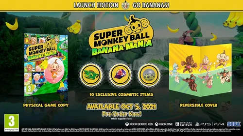 Vista 2 de Super Monkey Ball Banana Mania Launch Edition (Nintendo Switch)