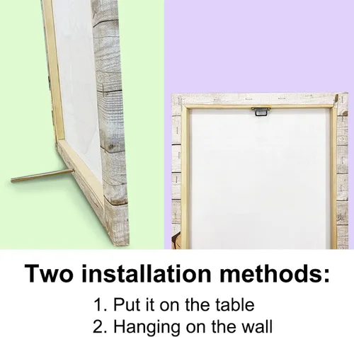 Vista 3 de Arte inspirador de pared de oficina en esta oficina con cita en lienzo impresiones para decoración de pared enmarcado, regalos motivacionales
