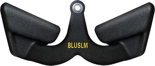 Vista 9 de BLUSLM LAT Pull Down Bar for Cable Machine, LAT Pulldown Attachments T-bar V-bar Cable Attachment for Gym, Back Tricep Strength Training Handle