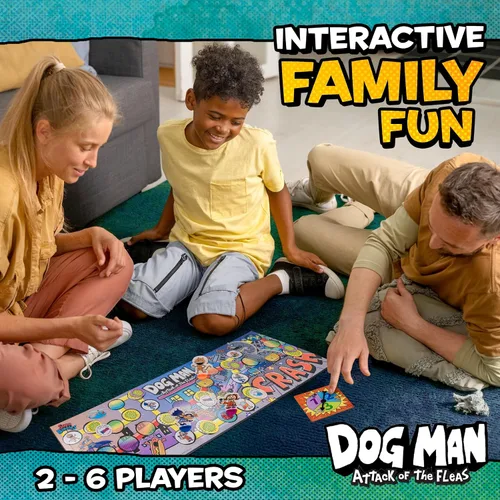 Vista 5 de University Games Dog Man: El ataque de las pulgas juego (UG-07010)