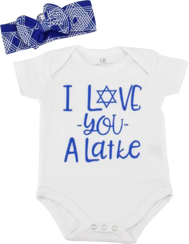 Vista 11 de Baby Boys Girls One Piece Outfit Set Short Sleeve Bodysuit 1ª Pascua