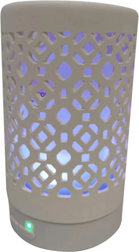 Vista 4 de EcoGecko Difusor de ambientador de aroma de aceite esencial de cerámica, humidificador ultrasónico de niebla fría con temporizadores para oficina